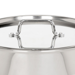 Кастрюля сталь, 20 л, с крыш, крышка сталь, Катунь, Общепит, КТ-ОБ-22, металлик