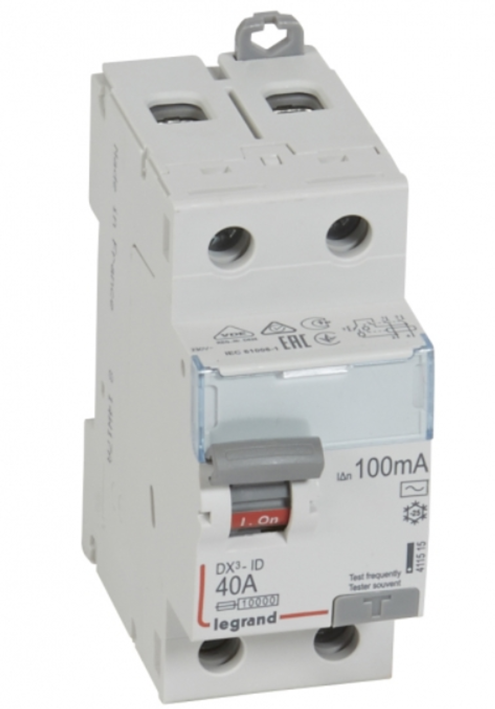 УЗО 2П 40А 100мА Legrand УЗО DX3 тип AC 411515