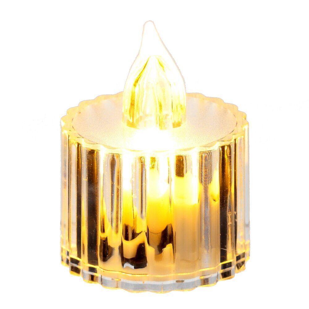 GAEM Изделие декоративное "Свеча" (подсветка, 3xLR54) (блок 24шт), D 3.5 см, L3,5 W3,5 H5 см