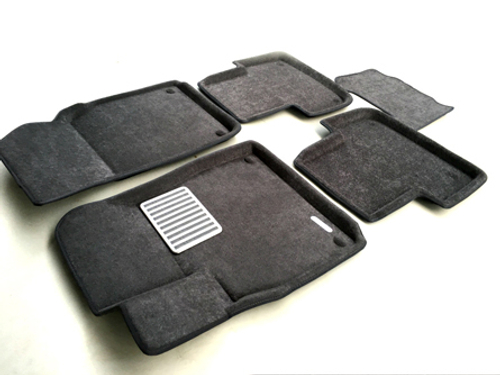 Коврики салона для AUDI Q7 (2015-)/Q8 (2018-) Euromat 3D Lux серые. Арт. EM3D-001108G