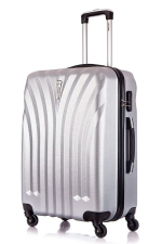 Средний чемодан L'Case Phuket, серебристый
