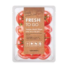 TONY MOLY Fresh To Go Tomato Mask Sheet Витаминизирующая маска с томатом, 22 г