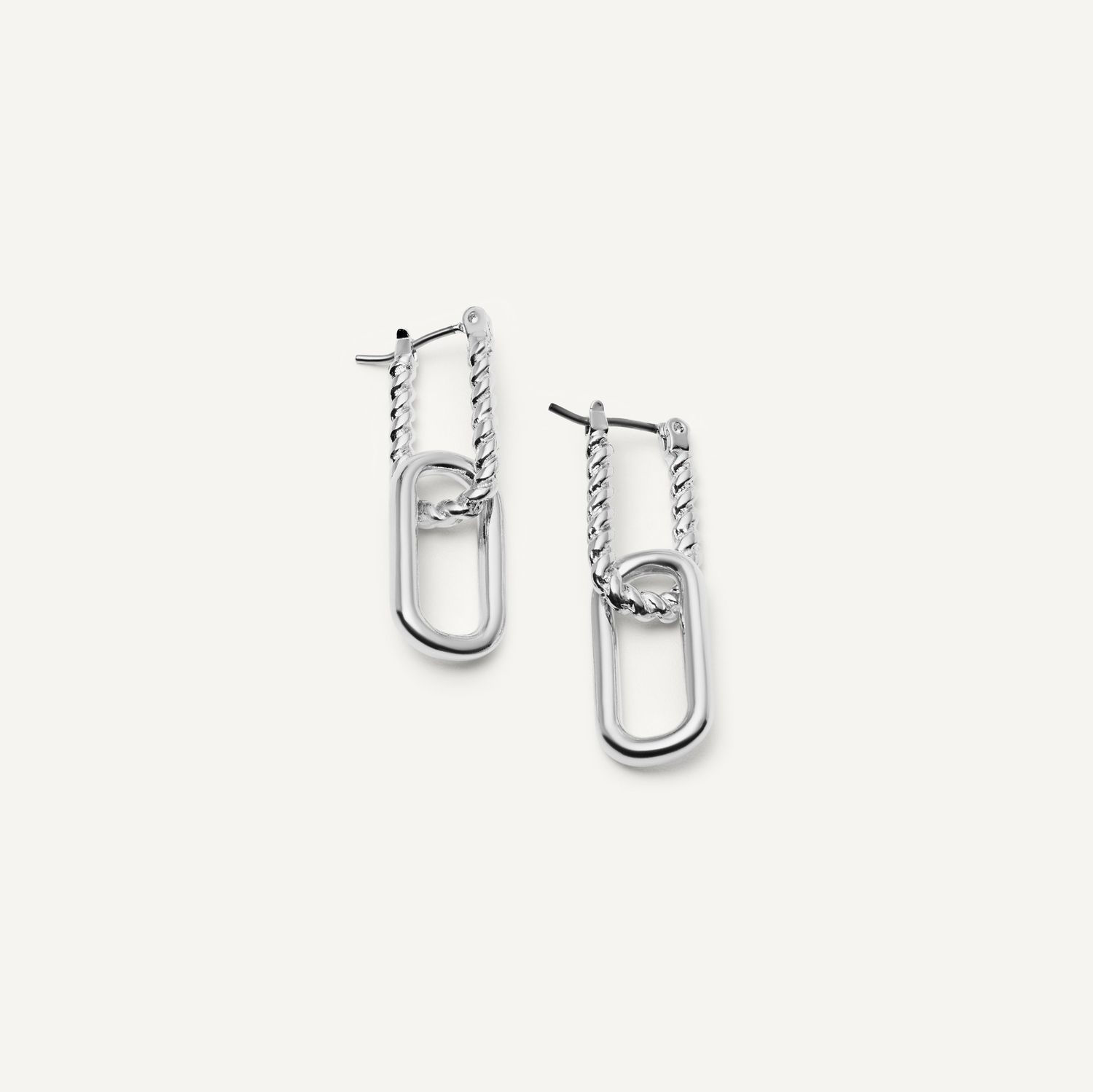 Серьги Entwined Bonds Earrings – Silver
