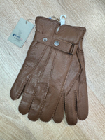 Перчатки. Мужские. Материал верха: Кожа оленя. Подклад: Трикотаж-шерсть. 5 шт.