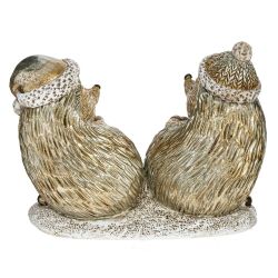 GAEM Фигурка декоративная "Ёжики", L12,5 W5 H9 см
