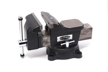 Тиски стальные поворотные с наковальней + захват для труб 4''-100мм,сменные губки RockForce##Rock FORCE RF-6540204M