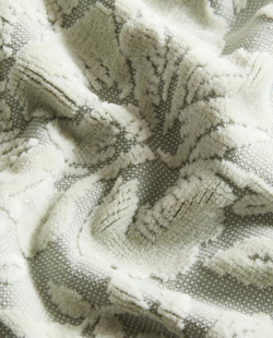 Zara Home - Набор жаккардовых велюровых полотенец для рук (3 шт.), зеленый, 30х30 см