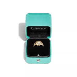 Кольцо из жёлтого золота 18k, Tiffany💠Full heart💕