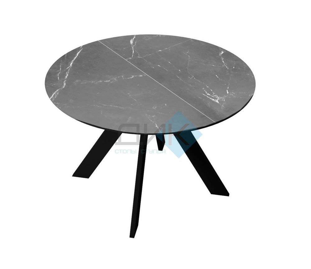 Стол DikLine SKC100 d1000 подстолье чёрное/опоры чёрные