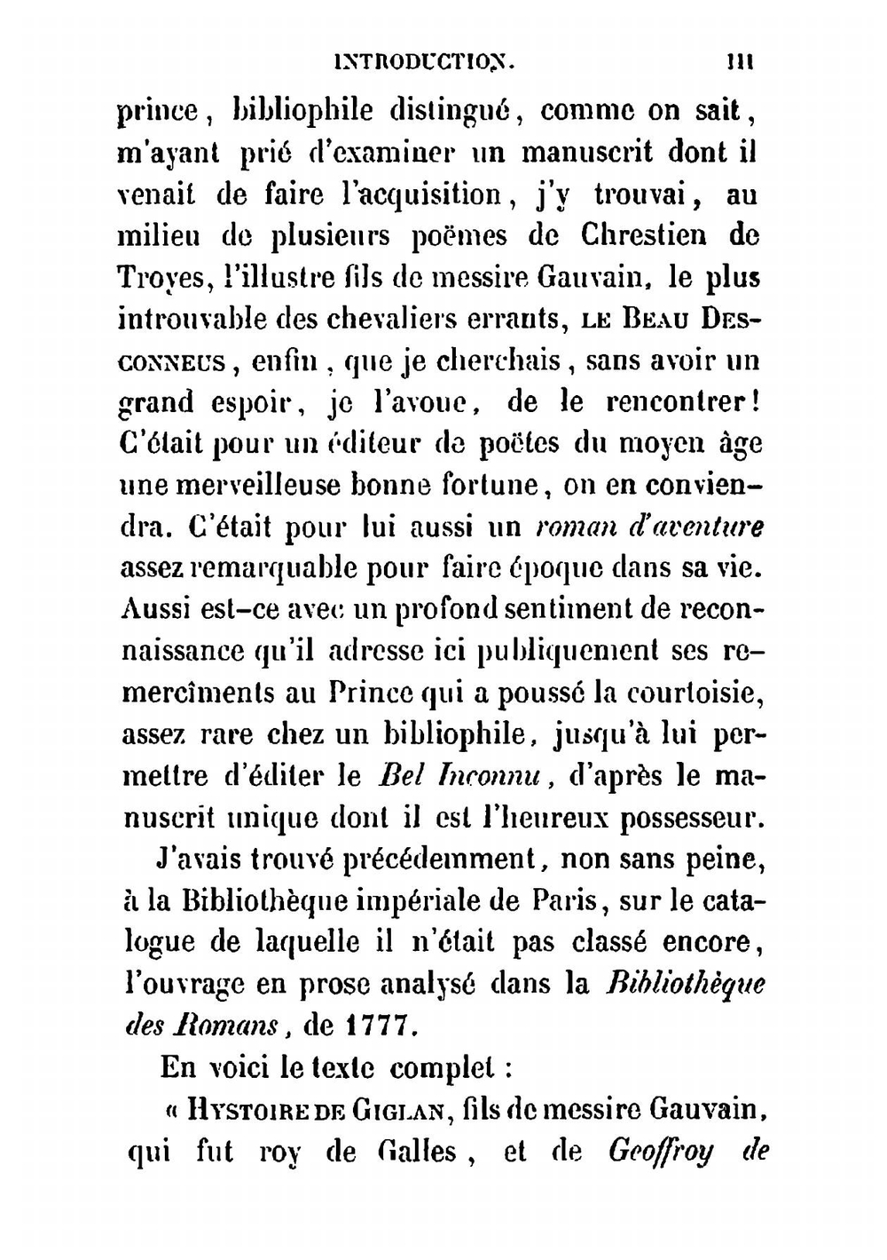 Le bel inconnu | Renaud de Beaujeu