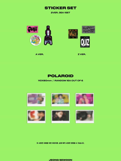 Альбом JEONG SE WOON - QUIZ 6th Mini Album RANDOM Version