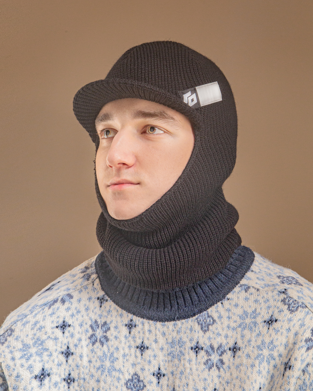 Шапка Fisherman Balaklava GO черный