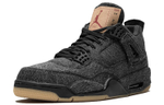 Кроссовки Levis X Jordan Air Jordan 4 Levis Black (Levis Tag)