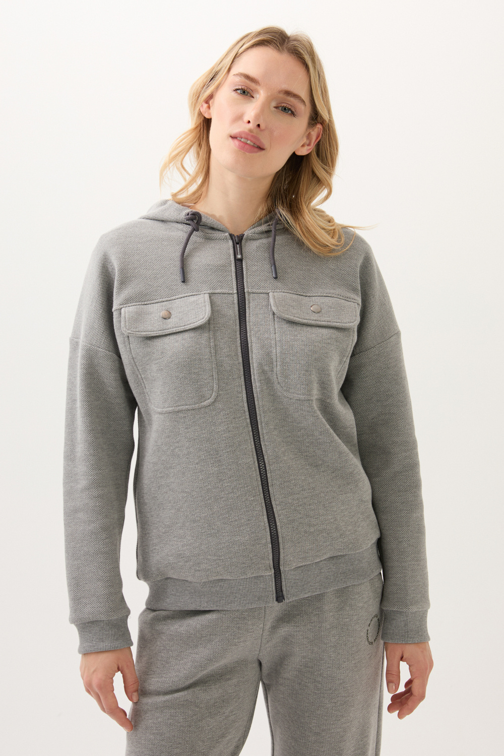 Свитшот женский Cosyland серый меланж