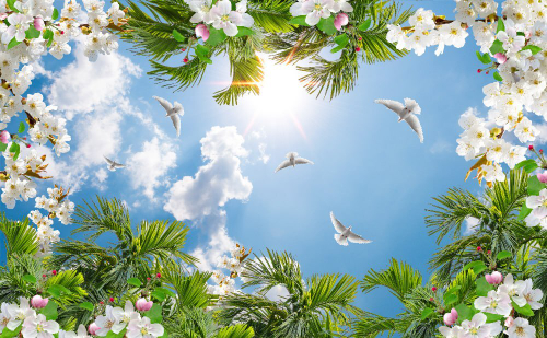 Небо №11 Фотообои и Фрески ручной работы