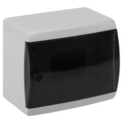 Корпус пластиковый навесной ЭРА COMFORT ЩРН-П-6 IP41 прозрачная крышка белый | Корпуса пластиковые модульные