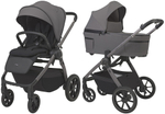 Детская коляска 3 в 1 Espiro Yoga 2026 и автокресло Pi Black 217 gray zen