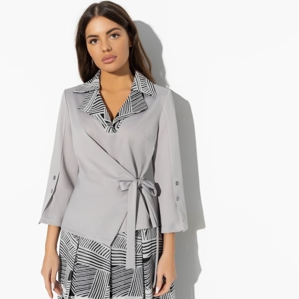 Комплект с юбкой Королева чувств (magic grey, 2 в 1) Charutti (Акция)