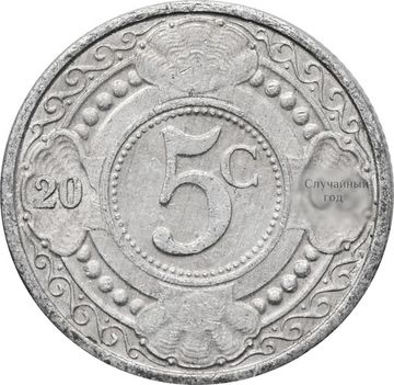 5 центов 1989-2023 Нидерландские Антильские острова