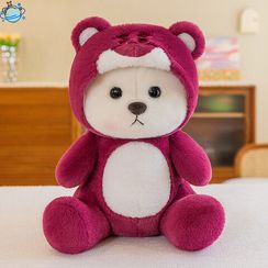 Yumşaq oyuncaq \ Мягкая игрушка \ Soft toys Ayı (kapşonkalı) (bənövşəyi)