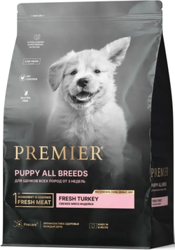 Premier DOG PUPPY свежее мясо Индейки 10кг.