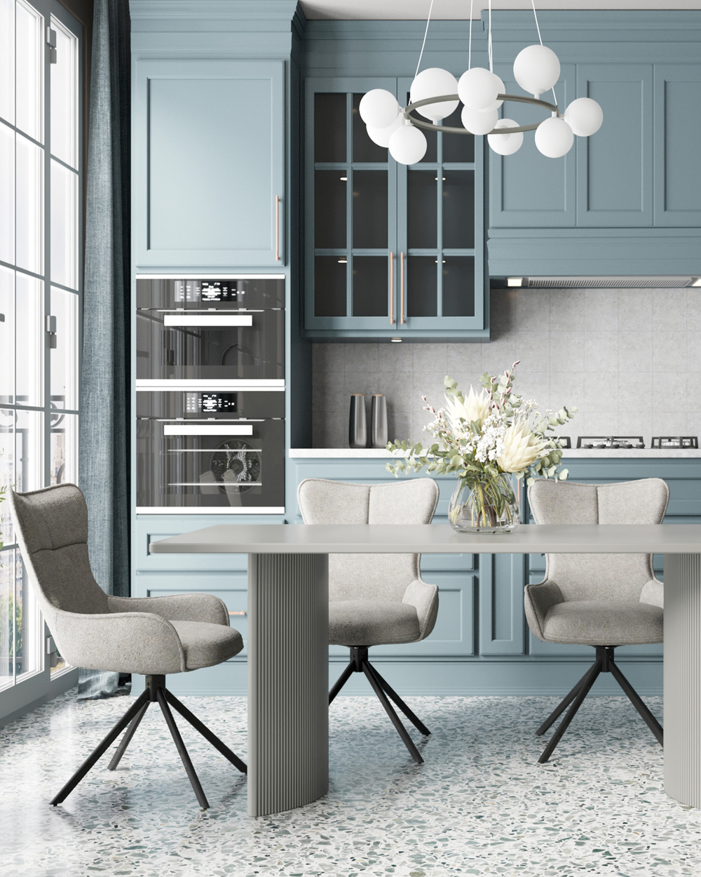 Стул обеденный Irigo светло-серый