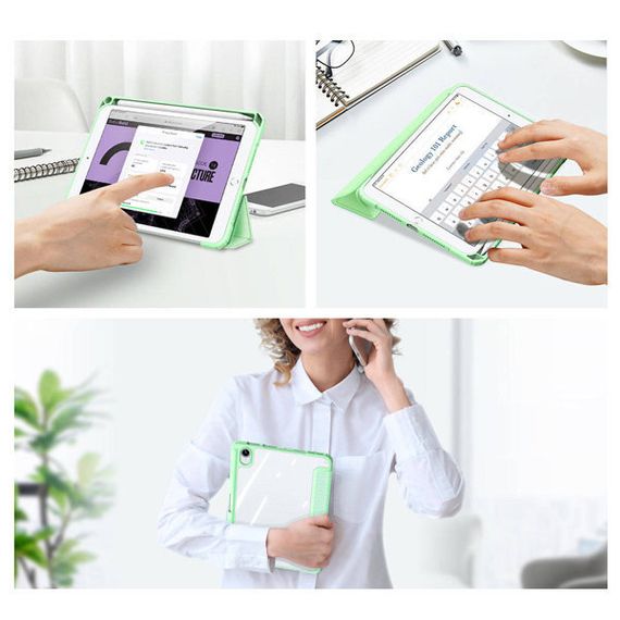 Чехол-книжка Dux Ducis Toby Series для Apple iPad Mini 6 (2021), светло-зеленый