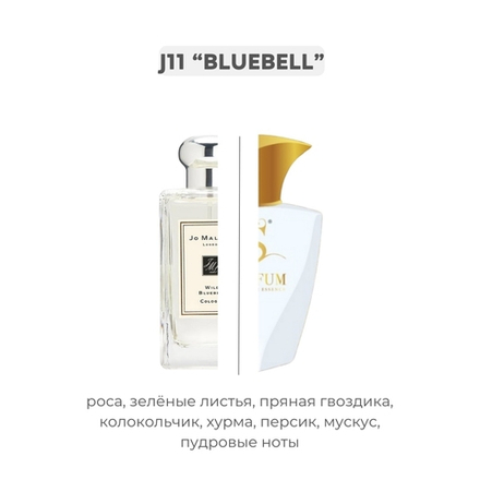 J11 BLUEBELL по мотивам Wild Bluebell - Jo Malone, парфюмерная вода