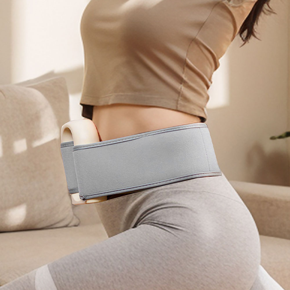 Массажер электрический для сжигания жира с ремнем, ЖК-дисплей