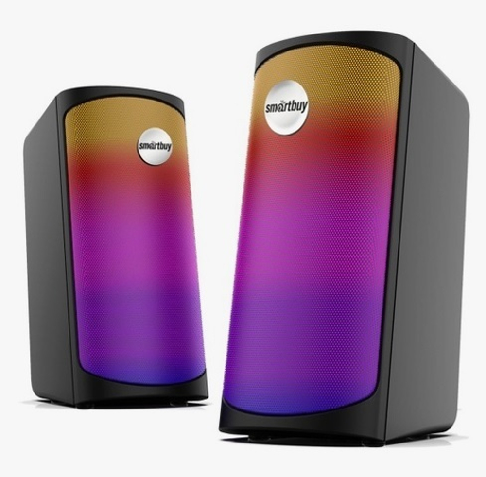 Акустическая система 2.0 SmartBuy A6, 6Вт, Bluetooth, (SBA-4550) черная