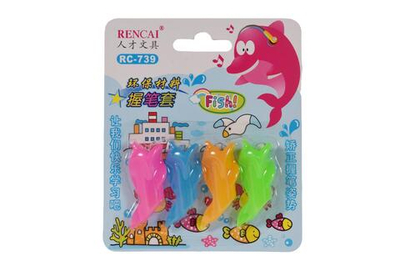 Тренажер для письма "Рыбки", 4 шт.