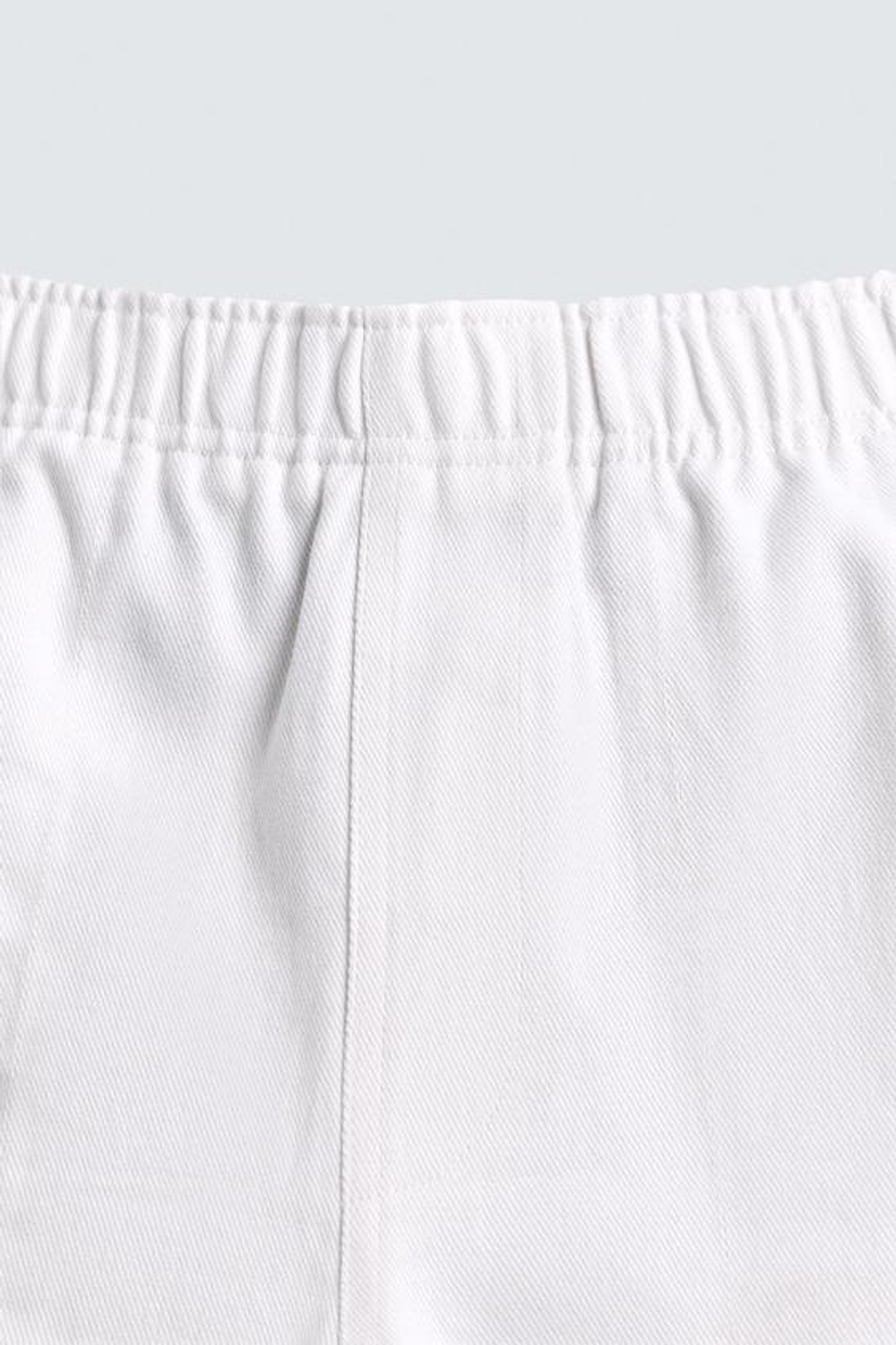 ZARA ШОРТЫ RELAXED FIT ИЗ РЕЛЬЕФНОЙ ТКАНИ, БЕЛЫЙ