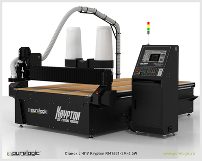 Фрезерно-гравировальный станок с ЧПУ Krypton RM1631-3M-4.5W