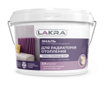 ЛАКРА  Эмаль акриловая для Радиаторов отопления глянцевая 2,4кг (LAKRA)