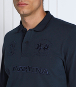 поло La Martina - морской(UMP306 JS005)