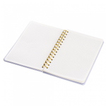 Блокнот 14,5 см * 21 см, гребень, Alingar, ламинация, конгрев, эффект 3D, клетка, 80 л., "Ракета"