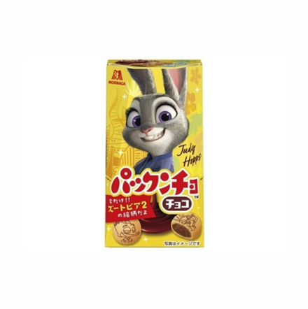 Хрустящее круглое печенье с шоколадной начинкой Morinaga