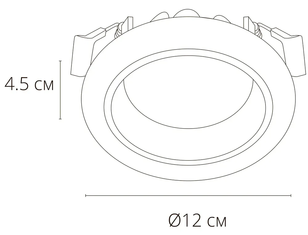 Точечный встраиваемый светильник Arte Lamp ALIOTH