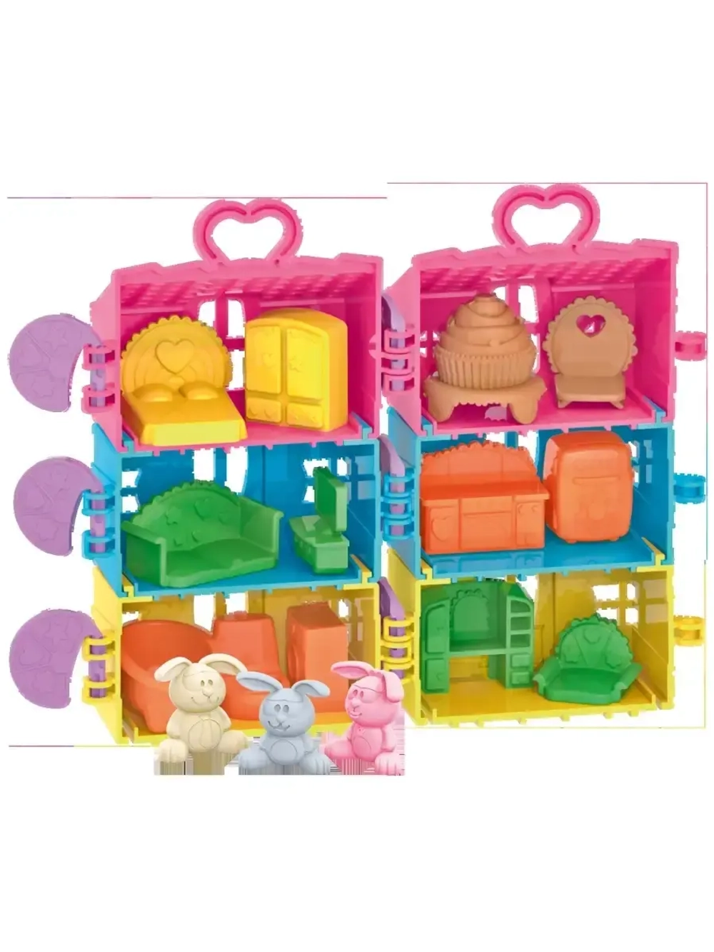 Конструктор развивающий "Зайкин Домик"