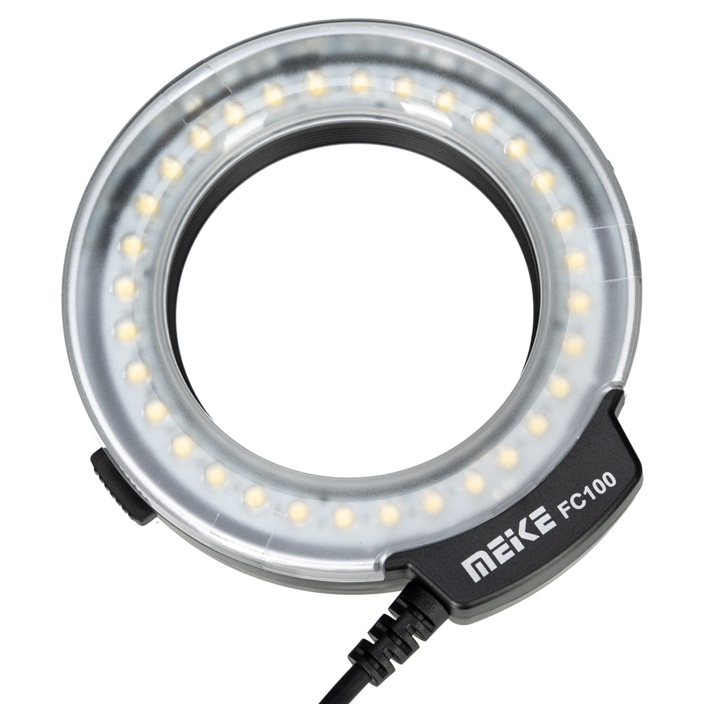 Кольцевая вспышка Meike FC-100 Macro LED Ring Light Flash