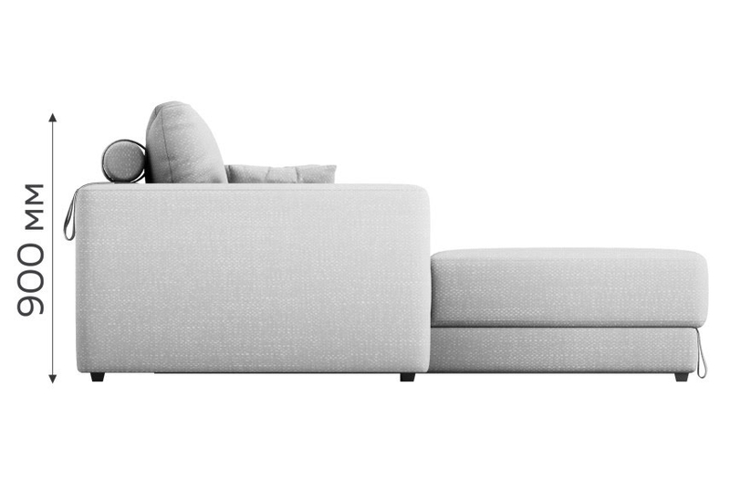 Угловой диван Бренд-2 с оттоманкой