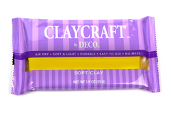 Глина цветная CLAYCRAFT by DECO™ (Желтая)