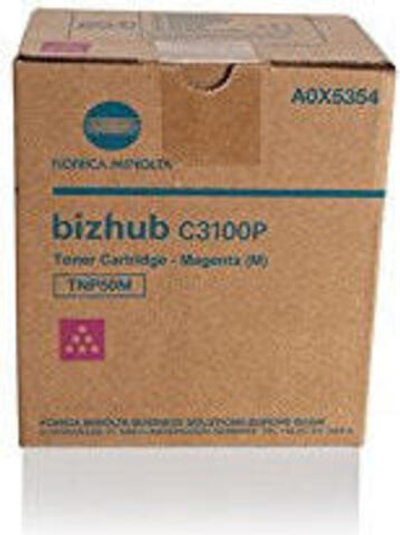 Konica Minolta TNP-50M Подлинный Пурпурный 1 шт A0X5354