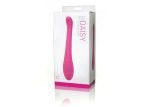Розовый вибратор UltraZone Daisy 6X Silicone Vibrator - 20 см. (Цвет: розовый)