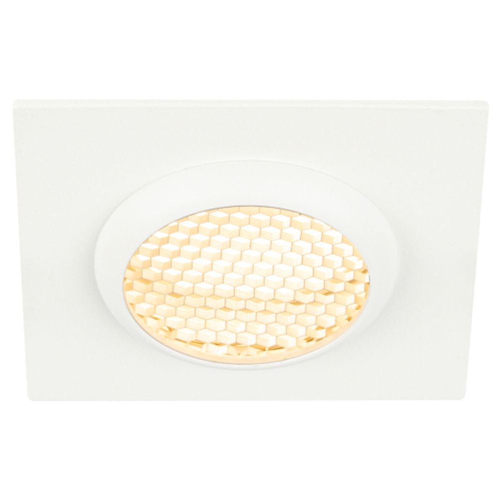 Светильник встраиваемый алюминиевый ЭРА KL110 WH под лампу MR16 GU5.3 белый матовый | Алюминиевые встраиваемые светильники