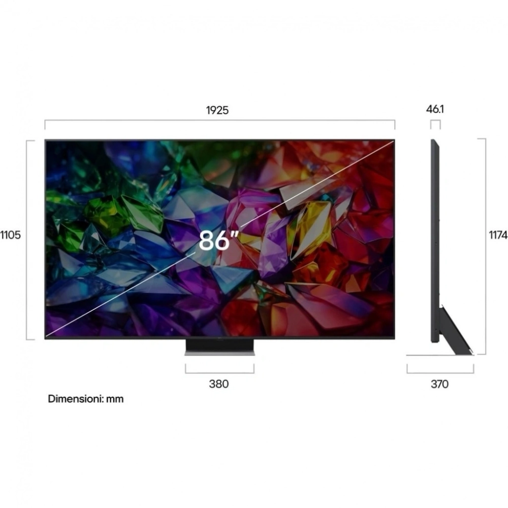 Телевизор LG 86MRGB96B6B.ARUG 86" LED 4K Ultra HD черный титан