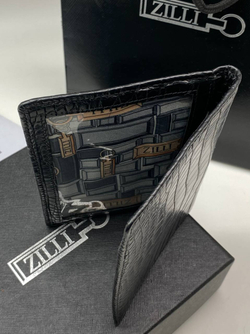 Обложка для паспорта из кожи крокодила Zilli