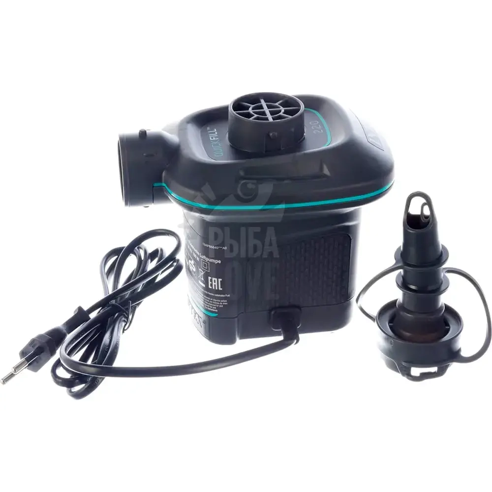 Насос для матрасов лодок электрический INTEX Quick Fill 220V