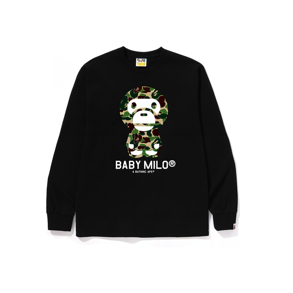 A Bathing Ape Bathing Ape Abc Camo Baby Milo Лонгслив Tee
