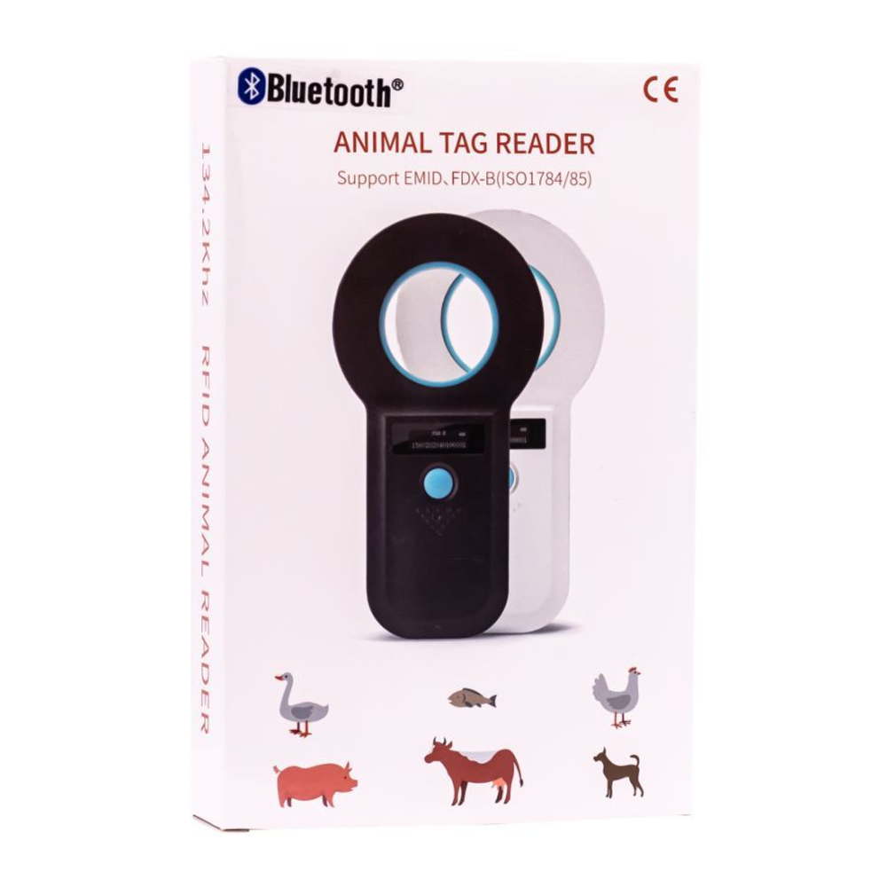 Сканер для микрочипа и ушной метки W90B, память на 128 номеров